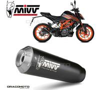 Mivv X-m1 Ktm 125 Duke 2021-23 Kt.025.lc4b Homologated Slip On Muffler Silver Homologated unisex