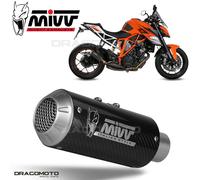 Exhaust Muffler Mivv Mk3 Carbon Ktm 1290 Superduke 2014 > 2019