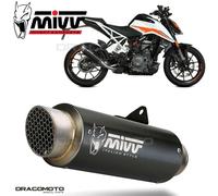 KT.025.LXBP - Exhaust Muffler MIVV GPpro Black KTM 125/390 DUKE (21-22)