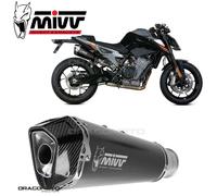 Mivv Exhaust Muffler Delta race Black stainless Steel KTM 790 DUKE 2018 > 2020