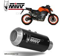 MIVV MK3 Slip-On Muffler KT.020.SM3B - Silver - Not Homologated - KTM 790 (2018-20) / 890 (2020-23)