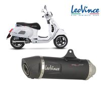 LEOVINCE 14059K Silencer Exhaust Muffler Black VESPA GTS 300 19-20