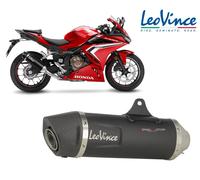 LeoVince Nero Exhaust Systems matt black, carbon end cap