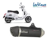 LEOVINCE 14059K Silencer Exhaust Muffler Black VESPA GTS 300 19-20
