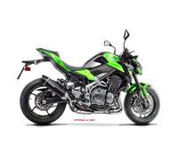 LEOVINCE BLACK EXHAUST MUFFLER FIT ON KAWASAKI Z900 17-19 INOX-COD.14039