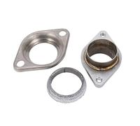 Exhaust Manifold Flange Donut Gasket Kit, 2.5in Donut Gasket, 2 Hole Exhaust Collector Flange, Fit for Acura Integra B Series Motor