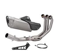Exhaust Manifolds Exhaust Pipe Double Oxygen Port Front Connecting Modified System For YAMAHA For Mt09 2023(Style 1)