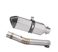 Exhaust Manifolds Motorcycle Exhaust Modified Mid Link Pipe Muffler For YAMAHA For YZF R6 1998-2005(Style 4)