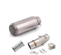 Exhaust Manifolds Motorcycle Tips Mid Link Pipe Stainless Steel Muffler Slip On For CFMOTO 450SR 450NK 450SS 2022-2025(Style 1)