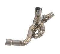 Exhaust Mid Link Pipe Motorcycle Slip On Modified Connect Tube For Ducati For Multistrada V2 V2 S 2017-2020 exhaust