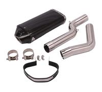 Exhaust Middle Link For CBR1000RR 2004-2007 CBR600RR F5 2003-2020 Motorcycle Exhaust Escape Slip On Link Pipe Muffler Carbon Fiber Muffler Section Mid Pipe(Style 1 F5 03-04)