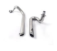 Exhaust Middle Link For YAMAHA For Drag For Star For V Star 650 650A XVS650 DS650 XVS400 All Year Motorcycle Exhaust Pipe With Muffler Removable Silencer Muffler Section Mid Pipe(1)