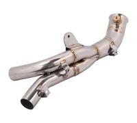 Exhaust Middle Link For YAMAHA YZFR1 YZF R1 2009-2014 Motorcycle Exhaust Escape Modified Catalyst Mid Link Pipe Eliminator Enhanced Muffler Slip On Muffler Section Mid Pipe(2)