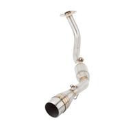 Exhaust Middle Link Pipe Compatible With For Nmax125 For NMAX155 2021 2022 Modified Stainless Steel Front Link Pipe Sensor Motorcycle Exhaust Systems Slip On