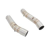 Exhaust Middle Link Pipe Compatible With For YZFR1 For MT-10 For R1M 2007 2008 Motorcycle Full System Exhaust Moto Modified Muffler Mid Link Pipe Slip On
