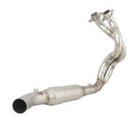 Exhaust Middle Link Pipe Compatible With For Z650 For Ninja650 2023 2024 Motorcycle Exhaust Pipe Motorcycle Muffler Exhaust Pipe Removable Accessories