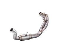 Exhaust Middle Link Pipe Motorcycle Exhaust Pipe Front Middle End Refit Link Slip On For MT-09 V3 FZ-09 2021 2022 2023