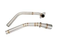 Exhaust Middle Link Pipe, Motorcycle Modification Exhaust Middle Link Pipe Fit for YZF R15 MT-15 MT-125 2008-2017for yzf 125r125 pipe + yzf r125 down pipe