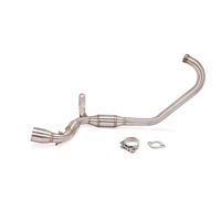 Exhaust Middle Pipe Compatible With Hornet 160R 2020-2023 Motorcycle Exhaust Modified For Escape Moto Stainless Front Mid Link Pipe With Catalyst 51mm Slip On