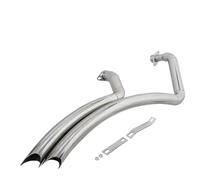 Exhaust Middle Pipe Compatible With Shadow For Spirit 750 For VT750C Motorcycle Exhaust Muffler Pipe Silencer Removable Motorcycle Exhaust Muffler Pipe