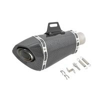 Exhaust Modify 51MM Universal Motorcycle Bike Tube Muffler Exhaust Pipe For YZF R6 R25 Z900 For Ninja 400 BK750 Pipe Link Connect