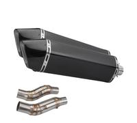 Exhaust Motorcycl Carbon Fiber Muffler, Motorcycle Exhaust System Upgrade, Double Pipe, Reset, For N-ja Z1000 Z1000SX(Type-C)