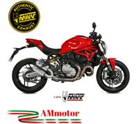 Exhaust Motorcycle Mivv Ducati Monster 1200 2018 Muffler 2 Slip-On MK3 Steel