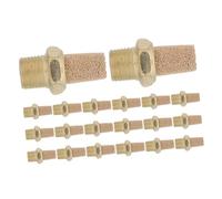 Exhaust Muffler 1/8 Npt Threaded Fitting Pneumatic 20pcs Brass