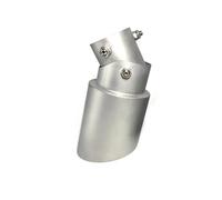 Exhaust Muffler 1Pcs Matt Stainless Steel Car Exhaust Tip Universal Muffler Bend Pipe Accessories Tailpipe 89mm 101mm 114mm(ID 48mm-OD 114mm)