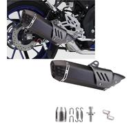 Exhaust muffler 51mm Universal Motorcycle With Cover Exhaust Muffler Steel Silencer Belt For KAWASAKI Z1000 Z900 For SUZUKI GSR600 For Y-AMAHA FZ6N R1 R6 R3