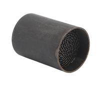 Exhaust Muffler Catalyst, Exhaust Pipe Catalyst Reduce Noise Universal Stainless Steel for Motorbike (35 * 50mm)