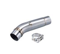 Exhaust Muffler Compatible With CB400 Motorcycle Exhaust Middle Pipe Round Muffler Slip-On Removable Motorcycle Accessories Pipe Tail Refit Exhaust Muffler