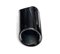 Exhaust Muffler For BMW 5 Series F10 F11 E60 E61 E39 Exhaust Tips Muffler Nozzle Tail Throat Decoration Exhaust Muffler Tip Car Exhaust Tail Throat(Black1PCs)