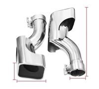 Exhaust Muffler For Land For Rover For Sport 2005-2013 L320 Exhaust Tip Diesel Car Exhaust Pipe Muffler Tip Tailpipe Car Turbocharger(Style B)