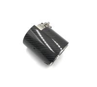 Exhaust Muffler For M2 For M3 For M4 Exhaust Muffler Pipes 1 Pieces Carbon Fiber Exhausts Tips Exhaust Tip Car Turbocharger(IN 60MM-OUT 80MM)