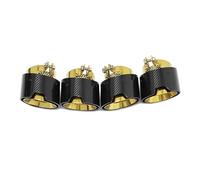 Exhaust Muffler For M2 For M3 For M4 G80 G82 G83 G87 4 PCS/lot Carbon Fiber Exhaut Tips Exhaust Pipes Muffler Tip Nozzle Car Exhaust Tail Throat(Carbon Fiber B)