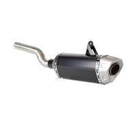 Exhaust muffler For OUTLANDER 800R STD, XMR, DPS, XT & XT-P 2012 2013 2014 2015 Motorcycle ATV Exhaust Muffler Middle Link Pipe(Black- Silver)