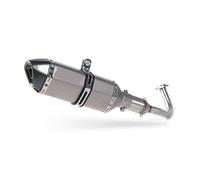 Exhaust Muffler For PCX 125 150 Pcx125 Pcx150 Motorcycle Escape Exhaust Scooter Muffler Full System Middle Pipe(B)