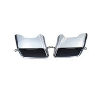 Exhaust Muffler For Range For Rover For Sport 2018-2022 3.0 V6 HSE DYNAMIC Exhaust Tip Matte Rectangle Muffler Tail Pipe Car Exhaust Tail Throat(SilveryMatte)