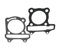 Exhaust Muffler Gasket Fit For GY6 Cylinder Gasket Set Cushion Pad 50cc 60cc 80cc 90cc 125cc 150cc Engine Moped Motorcycle Scooter(80cc)