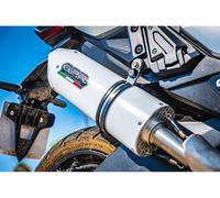 Exhaust Muffler GPR Albus Evo4 Approved Glossy white Honda Forza 750 2021 2023