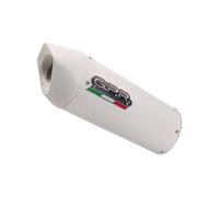 Exhaust Muffler GPR Albus Evo4 Approved Glossy white Ktm Adventure 790 2021 2023