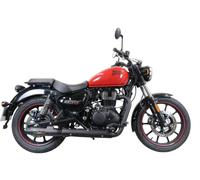 Gpr Exhaust Systems Deeptone Nero Royal Enfield Meteor 350 21-23 Ref:roy.10.cat.dene Stainless Steel Slip On Homologated Muffler Black Homologated