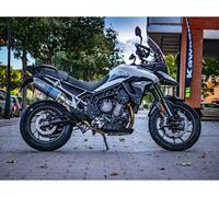 Exhaust Muffler GPR Dual Poppy Approved Carbon look Triumph Tiger 850 2023 2024