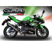 Exhaust Muffler GPR Furore Evo4 Nero Approved Kawasaki Ninja 400 2023 2024
