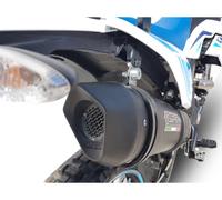 Exhaust Muffler GPR Furore Evo4 Nero Approved Malaguti Dune 125 2021 2023