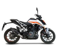 Exhaust Muffler GPR Furore Evo4 Nero Approved Matte black Ktm Duke 125 2021 2023