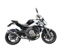 Gpr Exhaust Systems Furore Evo4 Poppy Cf Moto 400 Nk 19-20 Ref:cf.5.cat.fupo Homologated Oval Muffler Black Homologated