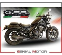 GPR Exhaust Honda CMX500 Rebel 2018-2020 Homolog Slip-On Ghisa
