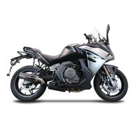 Gpr Exhaust Systems M3 Poppy Cf Moto 650 Gt 22-24 Ref:cf.7.m3.pp Stainless Steel Slip On Homologated Muffler Silver Homologated